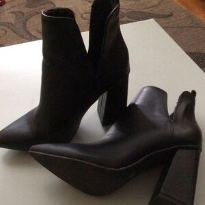 Black Women's Ankle Boots by Bamboo